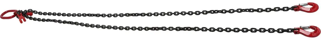 Élingue chaîne 2 brins réglable 8mm pour grue et manutention 4,75t 2m