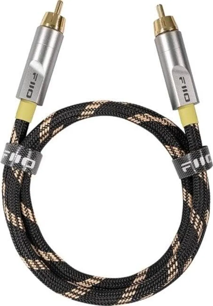 Câble Coaxial pour DAC et Streamer Hi-Fi FiiO LR-RCA5L Noir de 150 cm