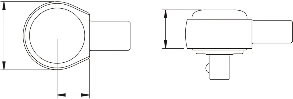 Cliquet pour clé dynamométrique 14x18mm KS Tools - Solution serrage 1/2