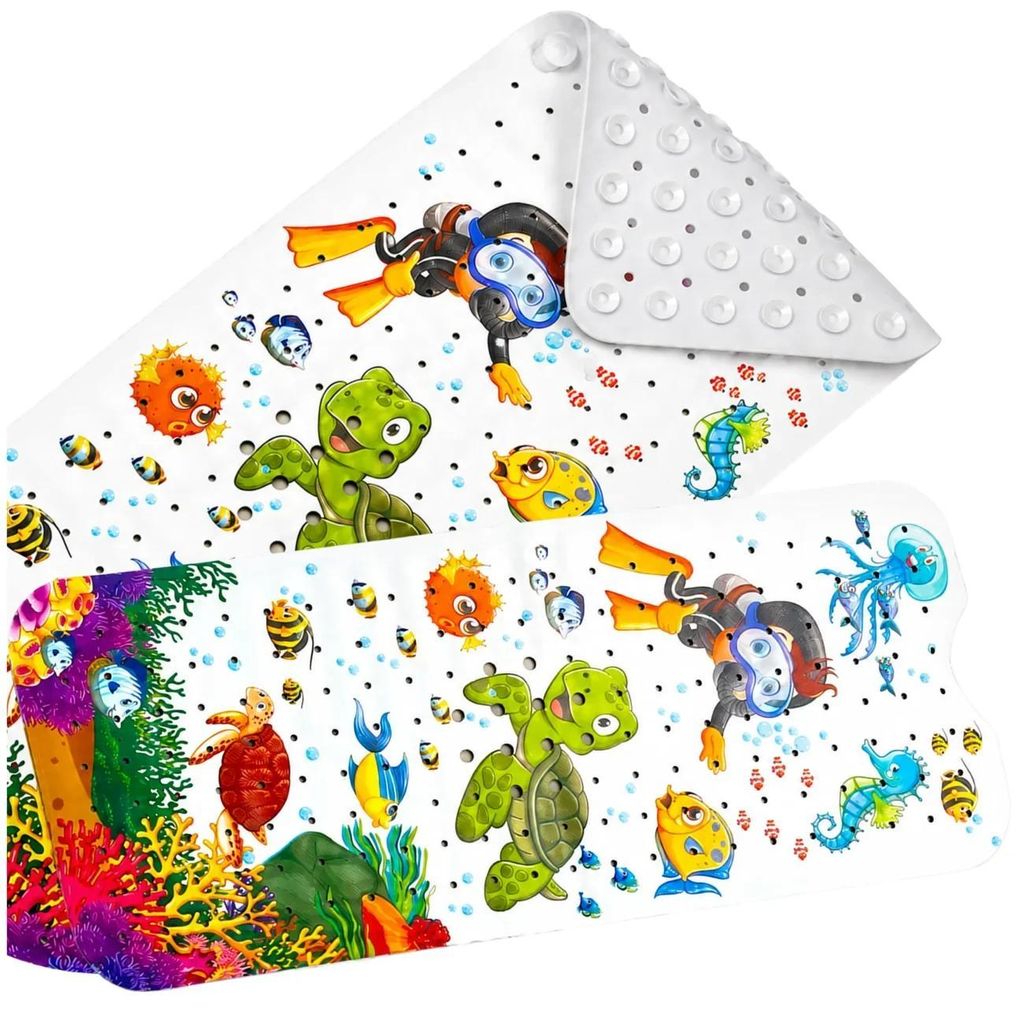Protisklzová podložka do vane 100 × 40 cm pre deti – motív Obrázok produktu 