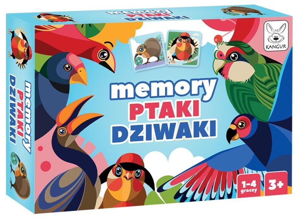 KANGUR Memory-Spiel Birds Weird 40896