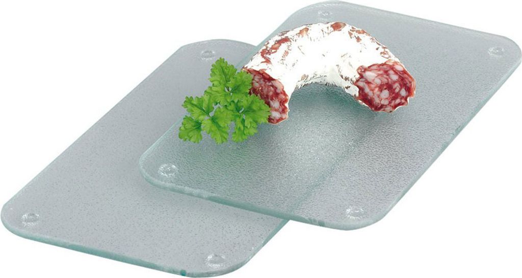 Sklenená doska na krájanie 25x15cm, sada 2 ks Obrázok produktu 