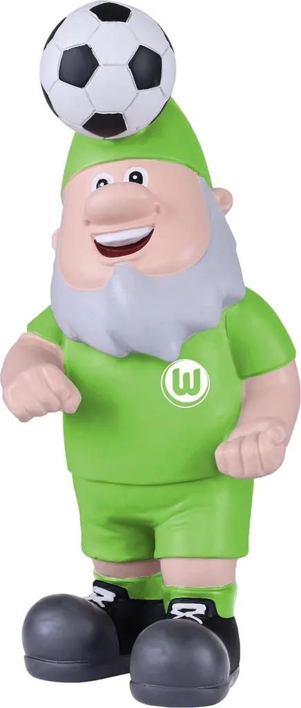 Statue décorative VFL Wolfsburg pour jardin - Gnome footballeur 20cm