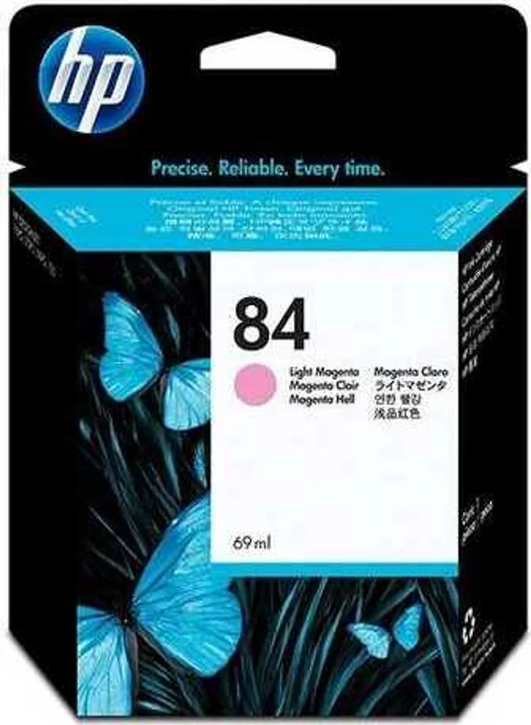 Évitez les buses bouchées avec la cartouche HP 84 C5021A Magenta Clair 69ml