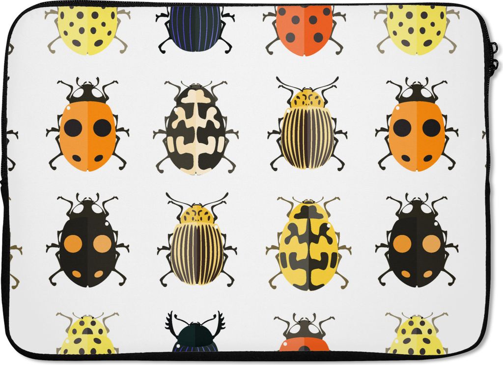 MuchoWow Laptop Hülle 14 ZollKäfer - Insekten - Gestaltung Laptoptasche - Laptoptasche - Stoßsicher - Schutzhaube
