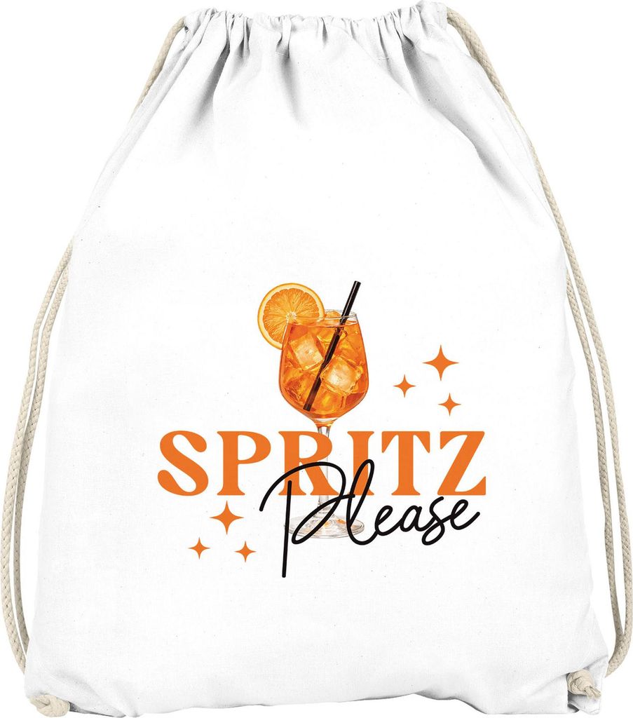 Turnbeutel Spruch Lustig - Spritzmädels- Gruppenoutfit Gadget Accessoires Party JGA Fasching Karneval Gymbag Moonworks