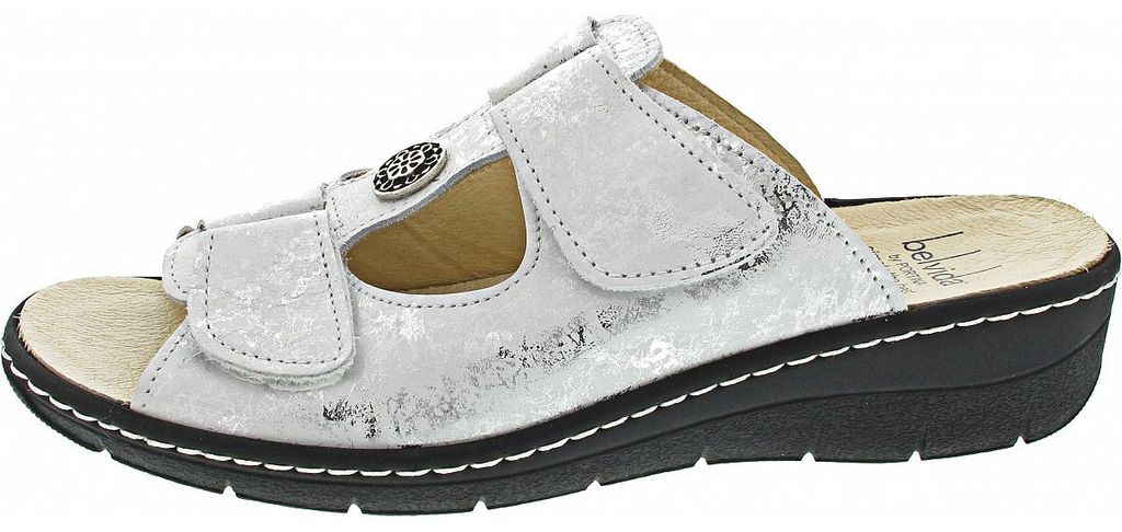 Belvida Pantolette Silber Produktbild 