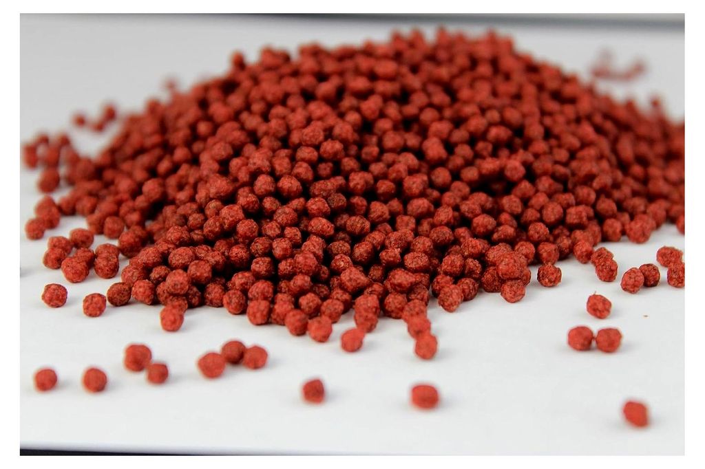 Teichfutter Pellets - schwimmendes Hauptfutter für Teichfische (5000 ml, rot 3 mm)