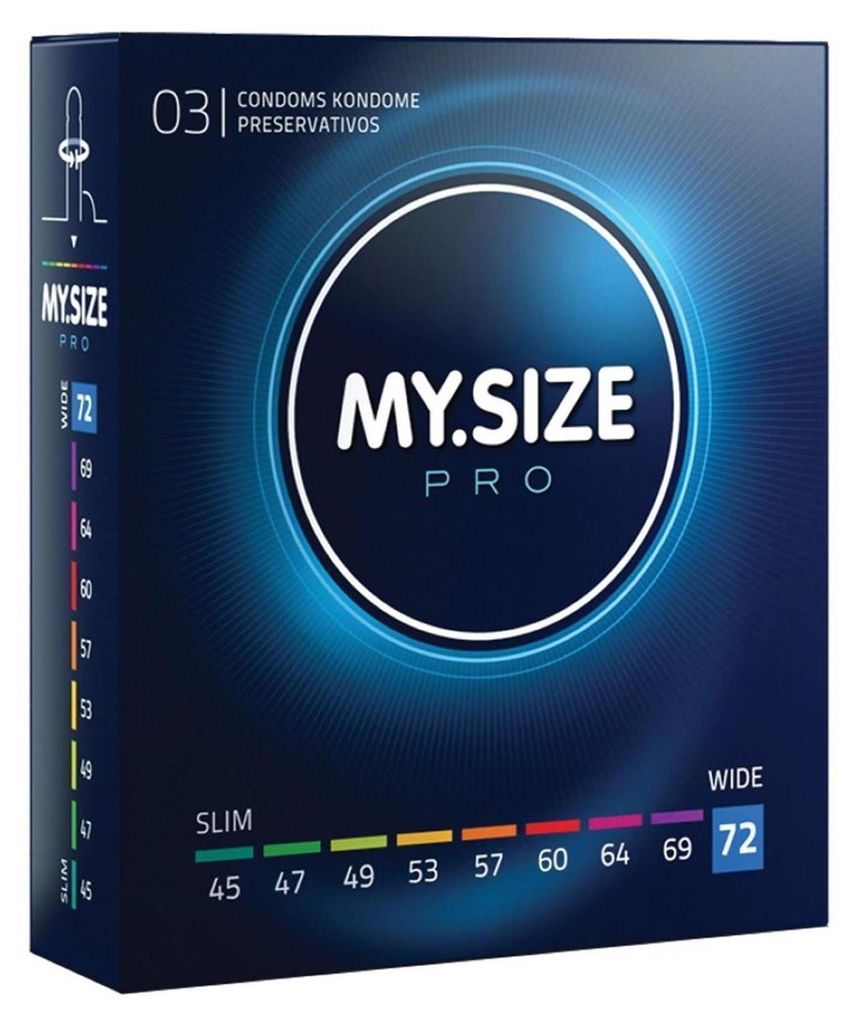 MY.SIZE PRO - Kondome 72 mm 3 Stück Produktbild 