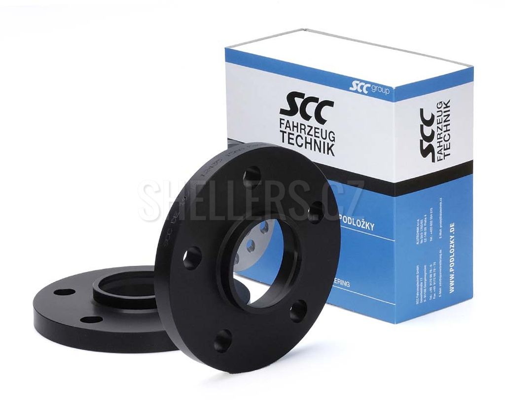 SCC Spurverbreiterungen Spurplatten 2x20mm 12381W für VW Amarok Touareg Transporter V Bus Transporter V Kasten Tra Distanzscheiben