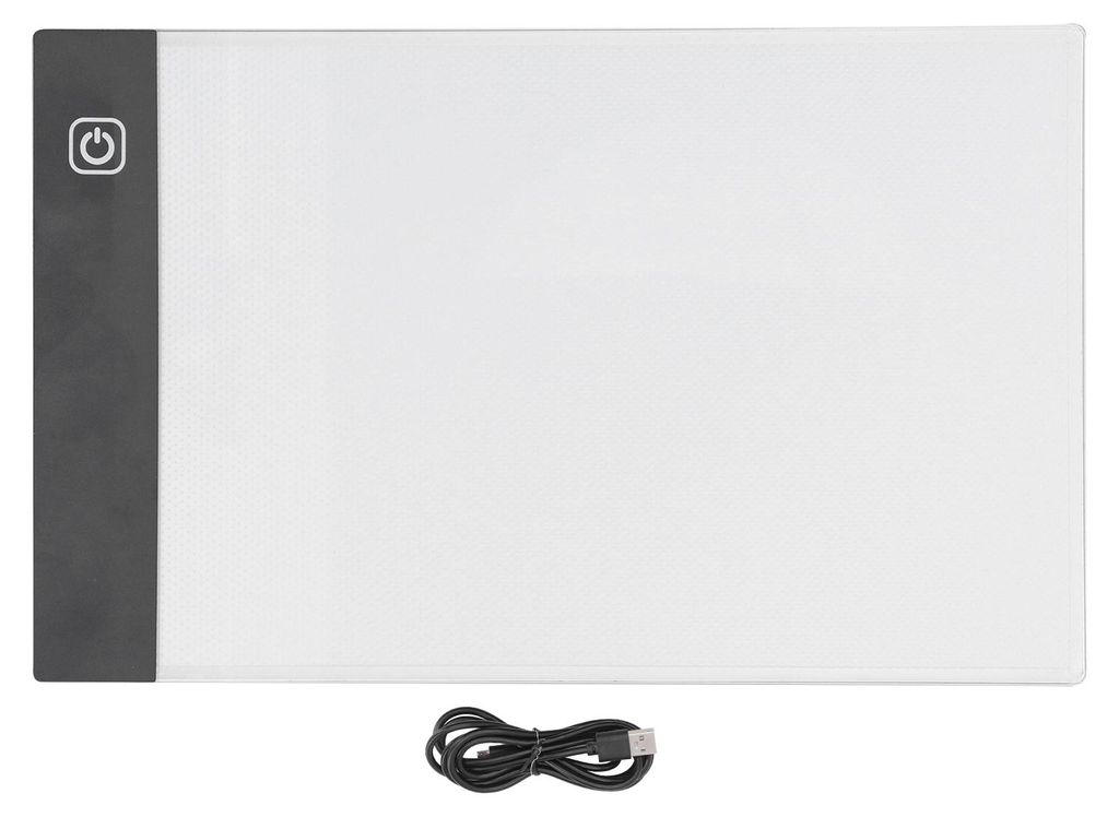 A5 Leuchttisch, 3,5 W, 0,6 A, 3 Dimmstufen, Touch-Sensor, LED-Zeichenbrett, LED-Leuchtpad für Kalligrafie und 2D-Animation