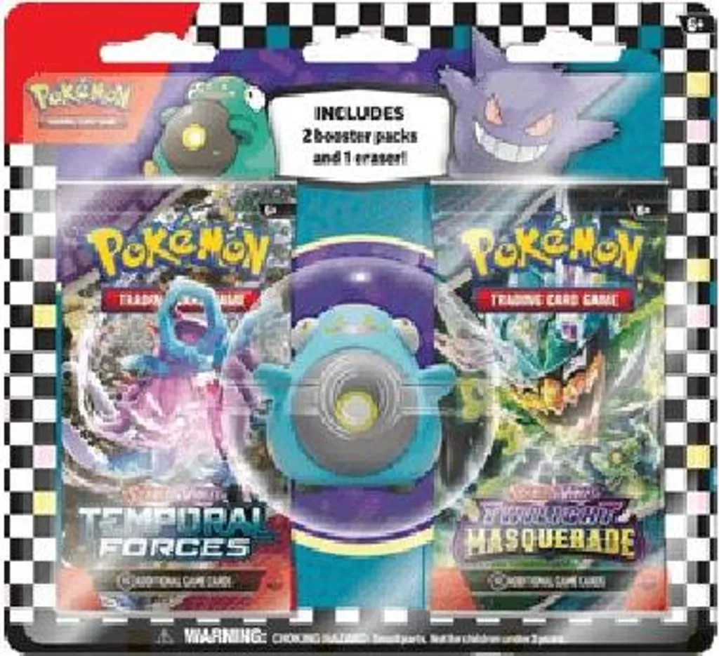 Pokémon Pack de 2 Gommes Bellibolt Blister Back to School 2024