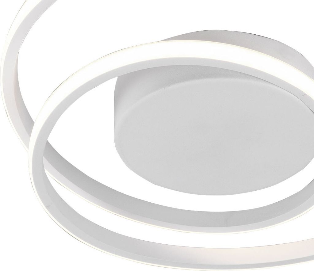 Reality Zibal LED Deckenleuchte  22W ⌀39cm dimmbar Weiß Produktbild 5