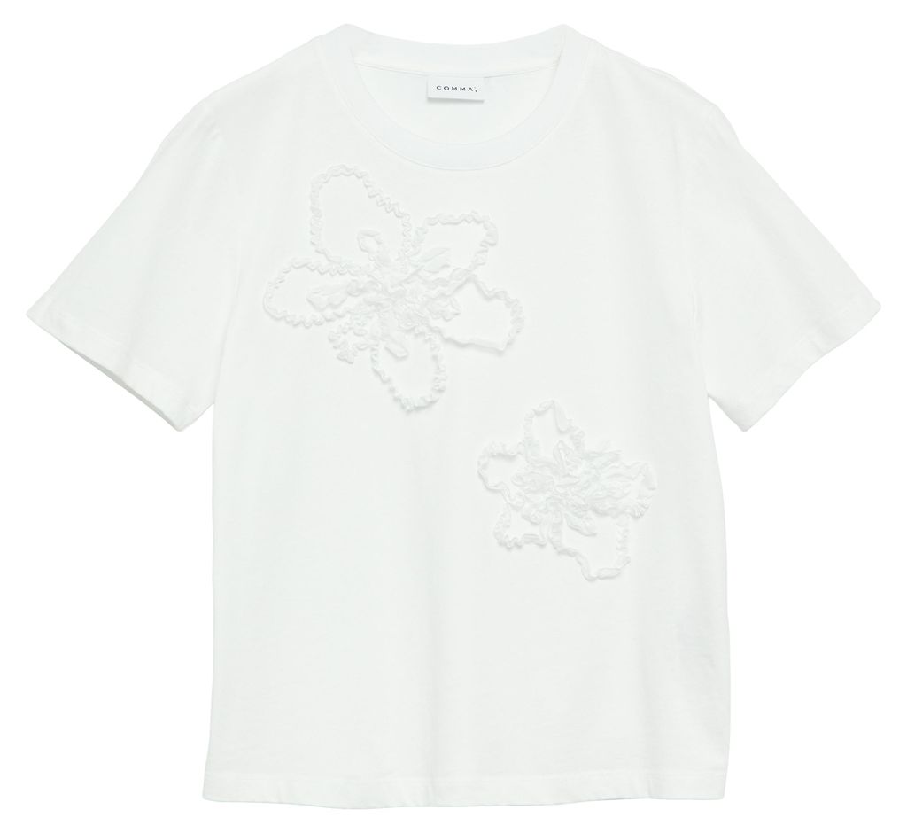 Comma (316) T-Shirt, WHITE 01E7 01E7 42 Produktbild 
