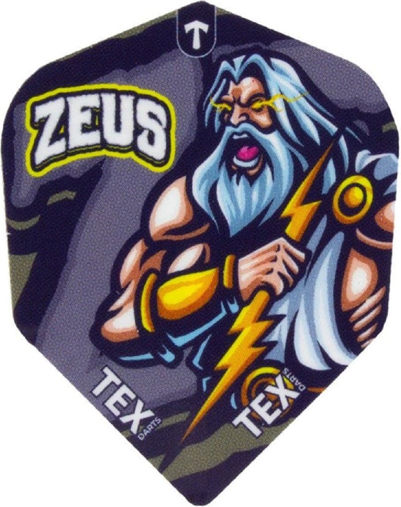 Dart Flights – Robuste Flights für präzise Würfe Zeus Motiv