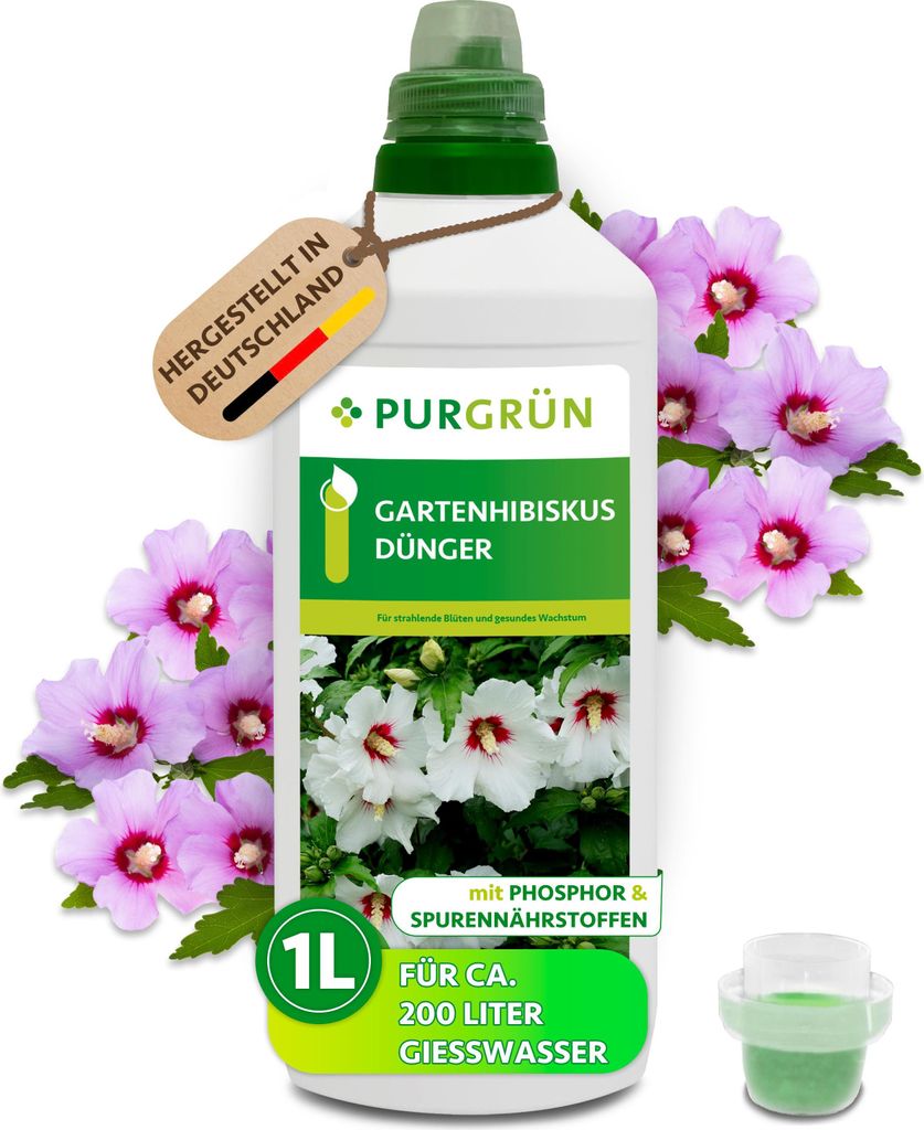 Purgrün Gartenhibiskus-Dünger 1 Liter, Produktbild 
