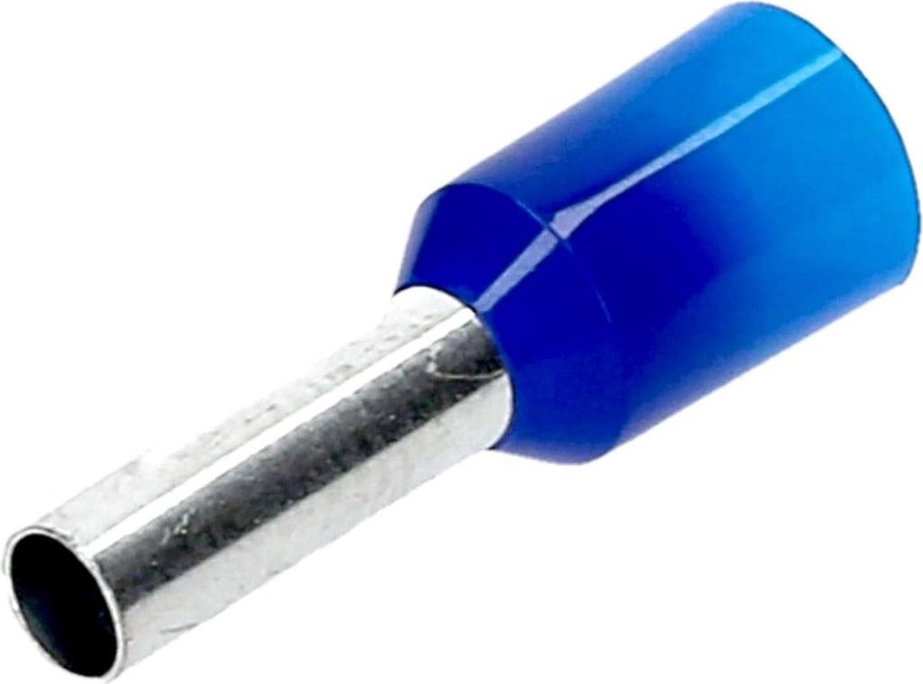 500 Stück Cembre Aderendhülsen isoliert 2,5mm² 8mm lang blau PKD2508 I Industriequalität vom deutschen Händler