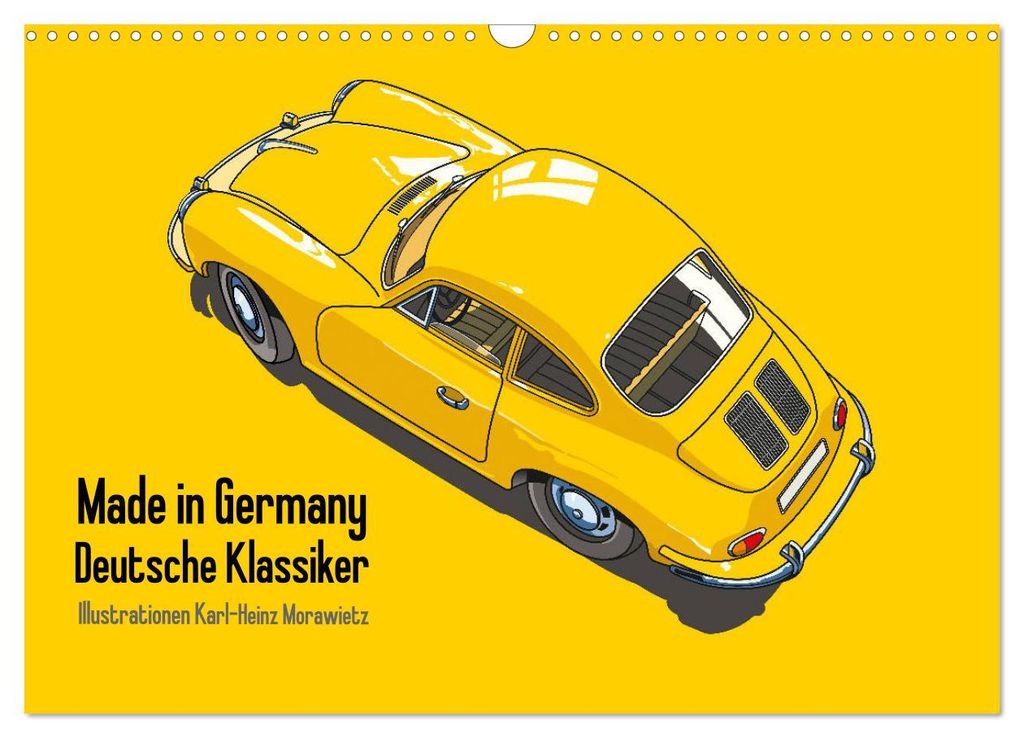 Germany - Illustrationen deutscher Oldtimer (Wandkalender 2027 DIN A3 quer), CALVENDO Monatskalender