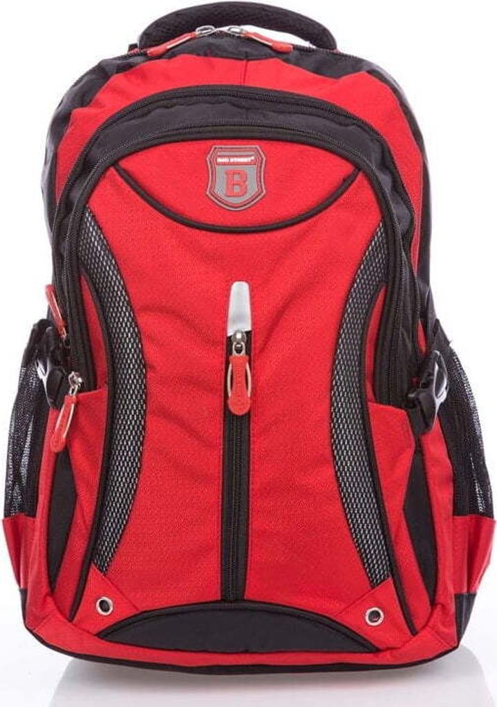 Bag Street Outdoor Schultasche Reise Freizeit Stadt Damen und Herren Rucksack Rot