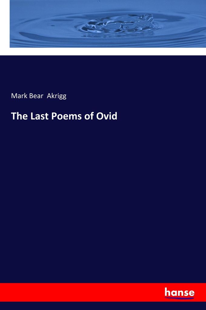 The Last Poems of Ovid