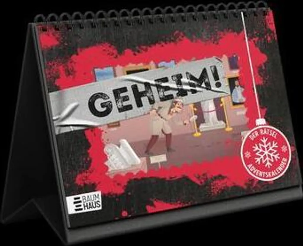 Calendrier de l'Avent Enigmes Geheim! pour Adultes et Ados Curieux