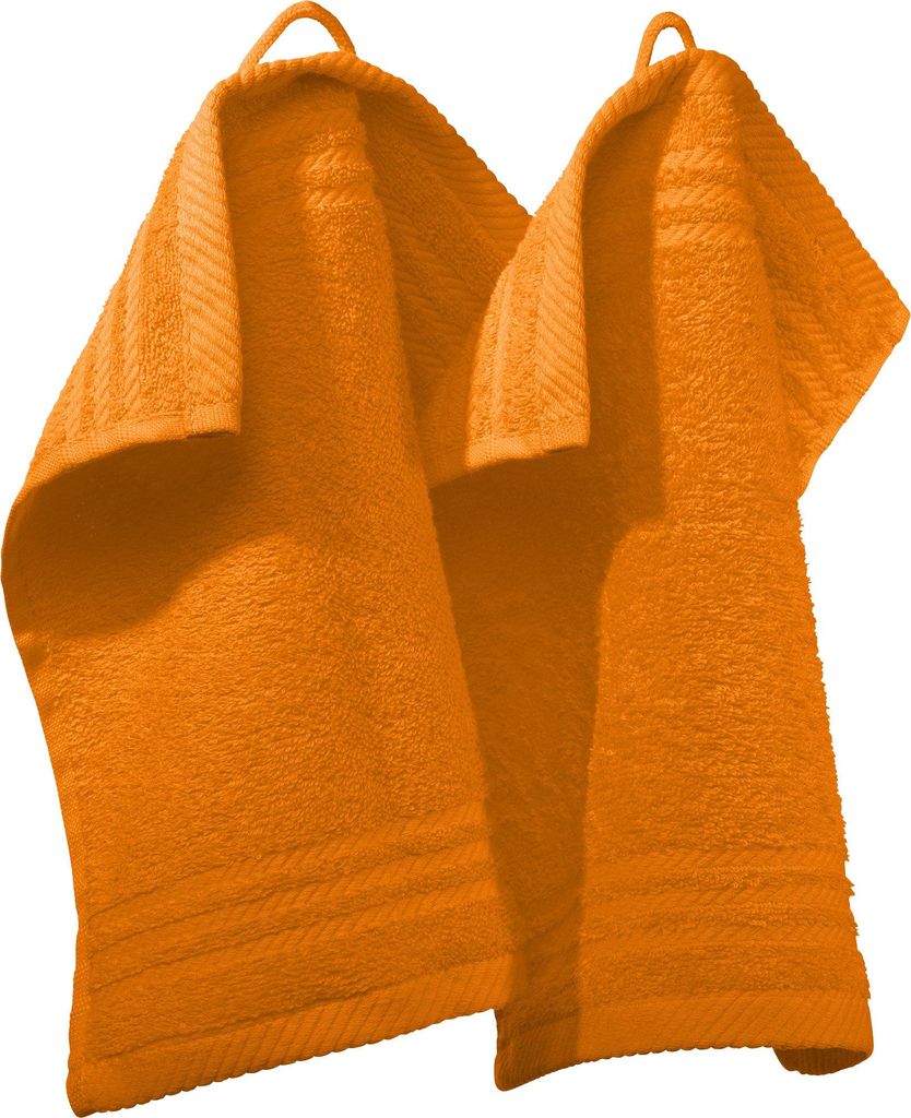 REDBEST Seiftuch 2er-Pack orange 30x30 cm