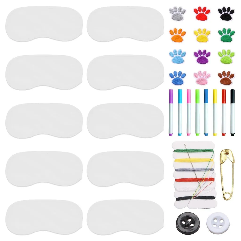 Créez vos masques de sommeil sur mesure avec ce kit DIY complet 31 pcs