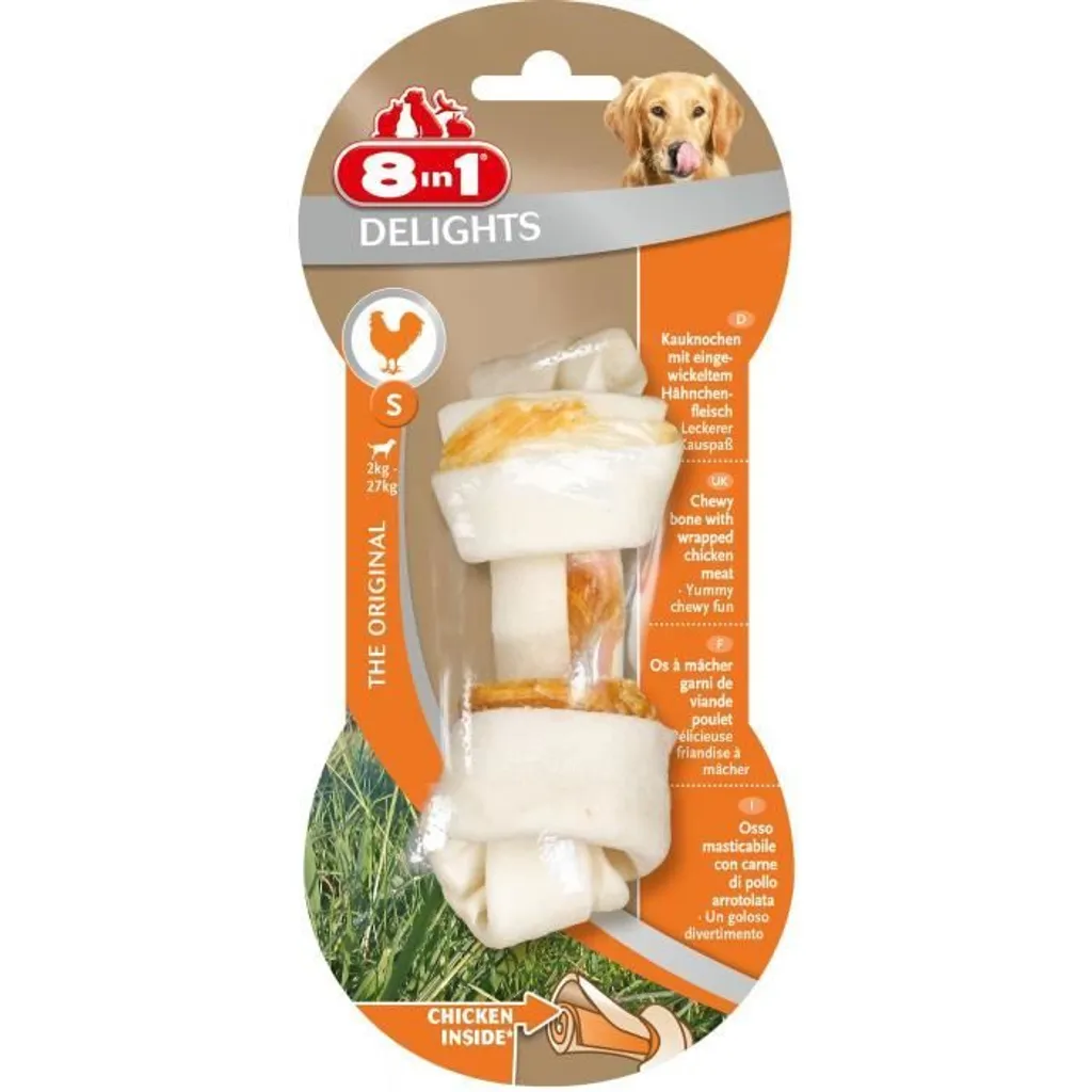 Osso da masticare per cani 8in1 Delights S 1 pezzo