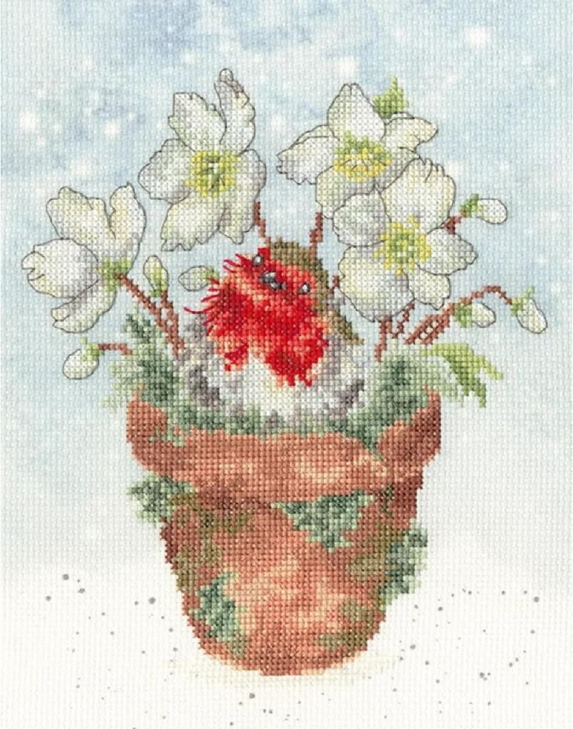 Bothy Threads Kreuzstich-Set 'Season's Tweetings', XHD147, 18x23cm, DIY
