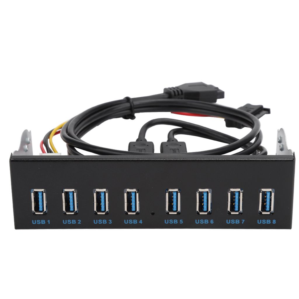 USB 3.0 19PIN 8 Ports Hub Optisches Laufwerk Erweiterung Frontpanel Adapter für PC Computer