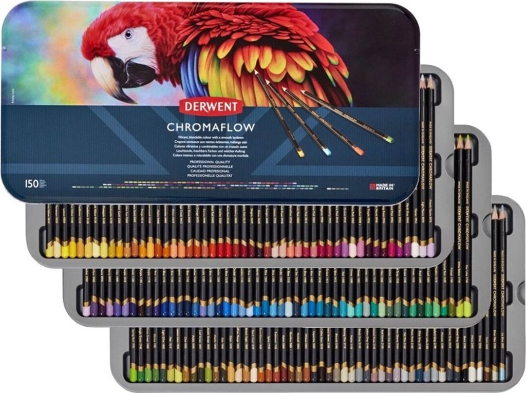 Derwent Farbstifte Chromaflow Professional 150 Stück