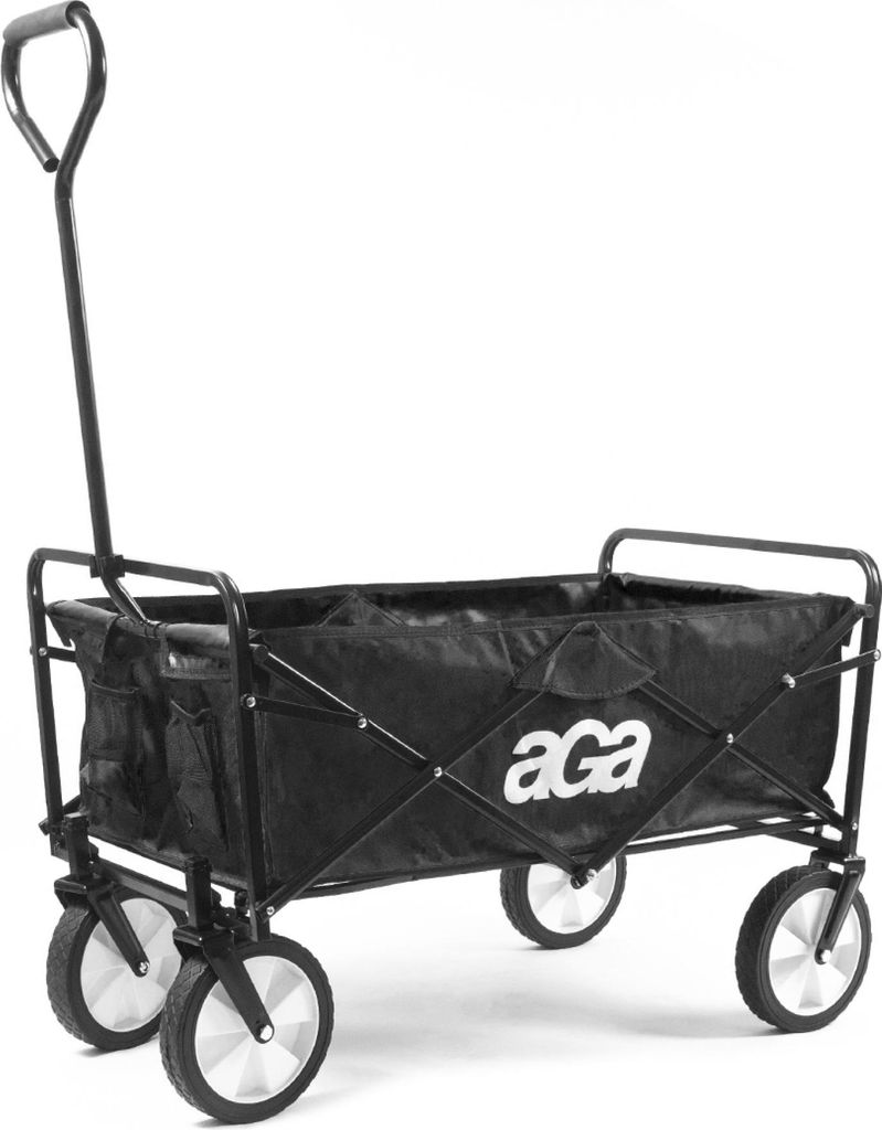 Aga Bollerwagen Gartenwagen faltbar mit Griff & Produktbild 