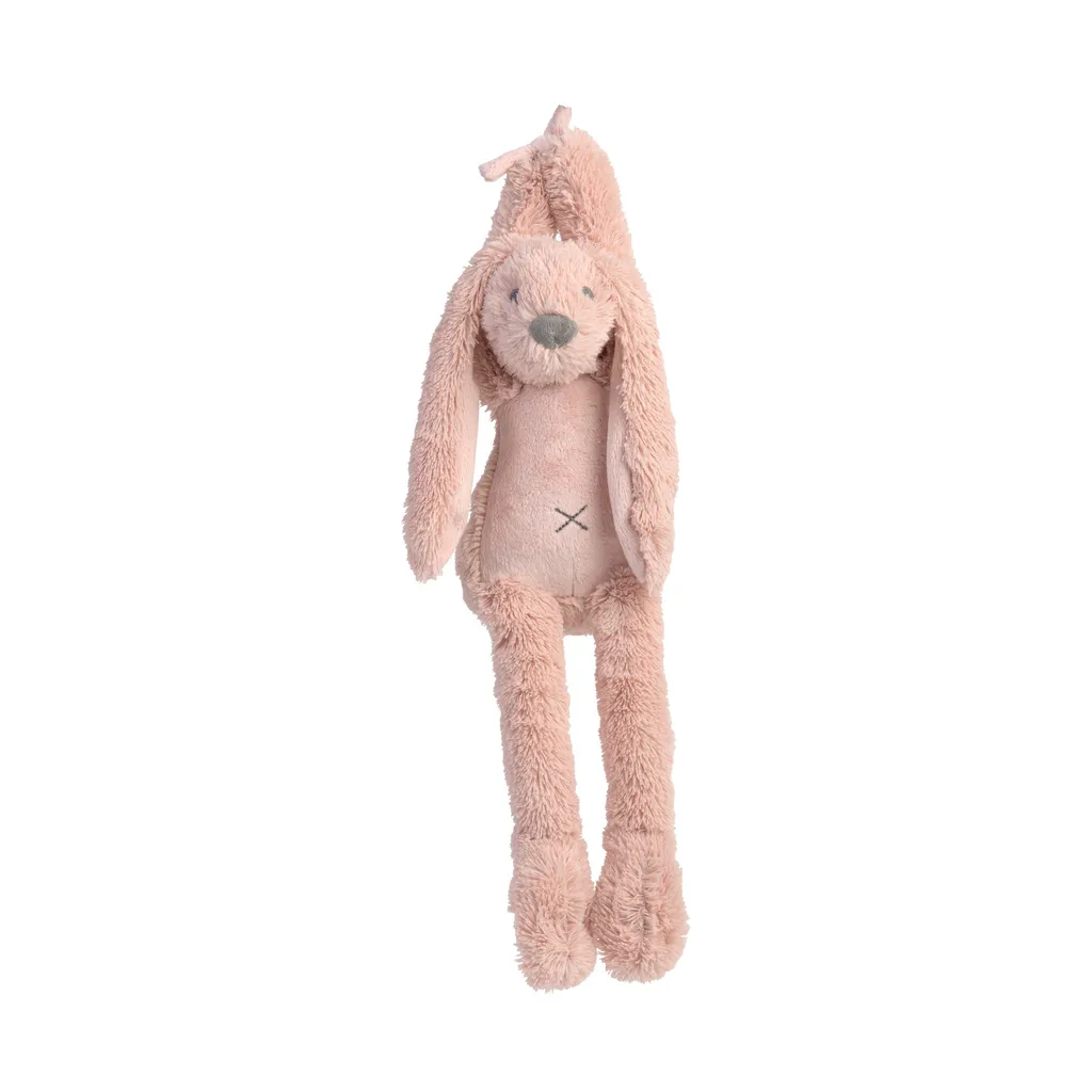 Happy Horse Doudou musical lapin Richie vieux rose - Cadeau de naissance