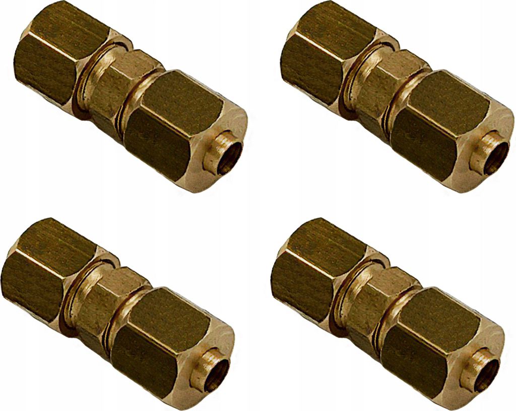 4x Starrer Bremsleitungsverbinder ohne Crimpen (ŁPS-28)