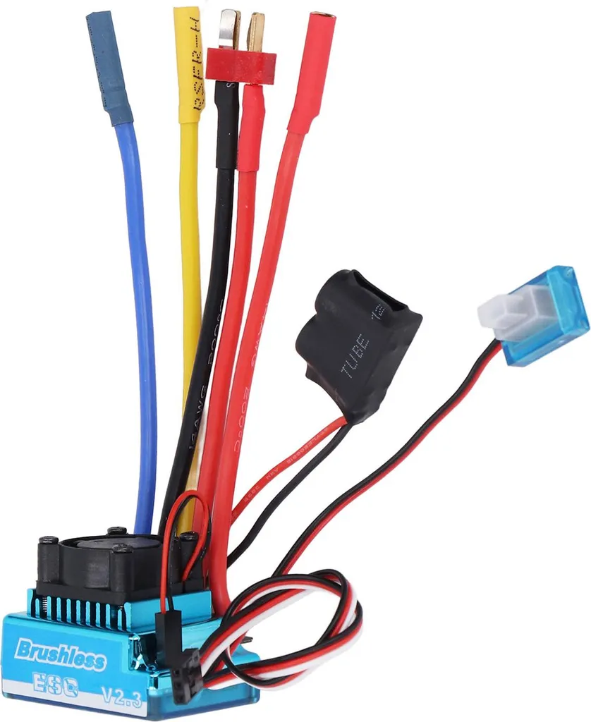 Contrôleur de Vitesse ESC 60A Brushless Étanche pour Auto RC 1/10