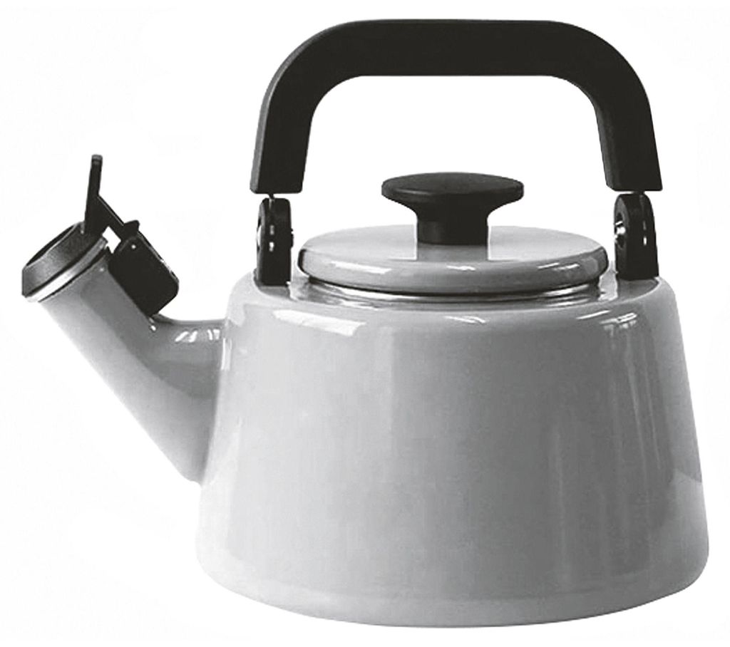 FUJIHORO Pfeifender Wasserkessel Baumwolle Emaille 2,1l Produktbild 