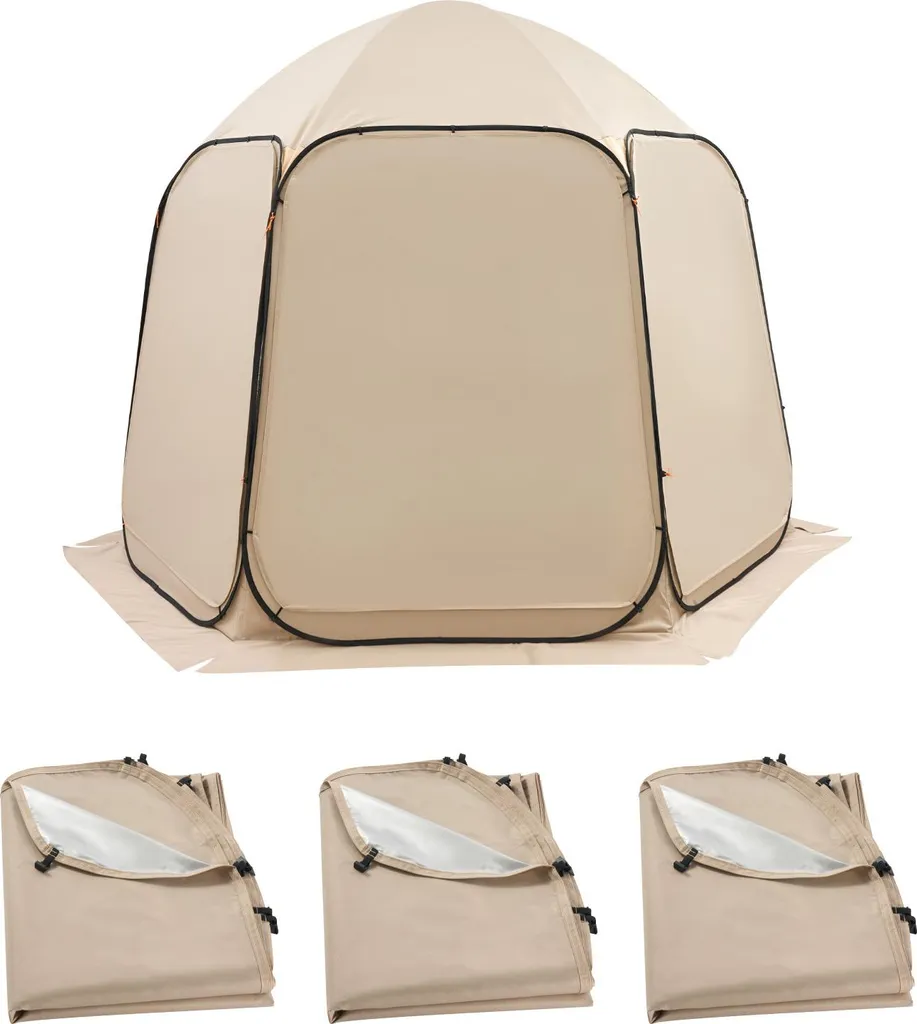 Parete Laterale SucceBuy Oxford 300D Set 3 Pezzi per Tenda e Gazebo