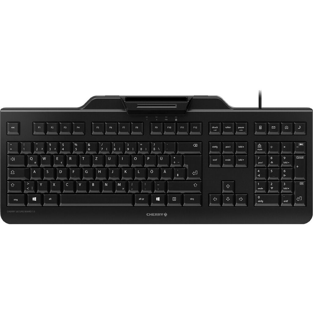 Cherry JK-A0400BE-2 - Volle Größe (100%) - Kabelgebunden - USB - Mechanischer Switch - Schwarz