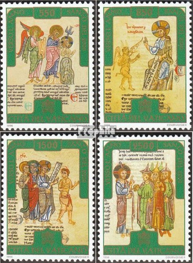 Briefmarken Vatikanstadt 1996 Mi 1184-1187 (kompl.Ausg.) postfrisch Heiliges Jahr