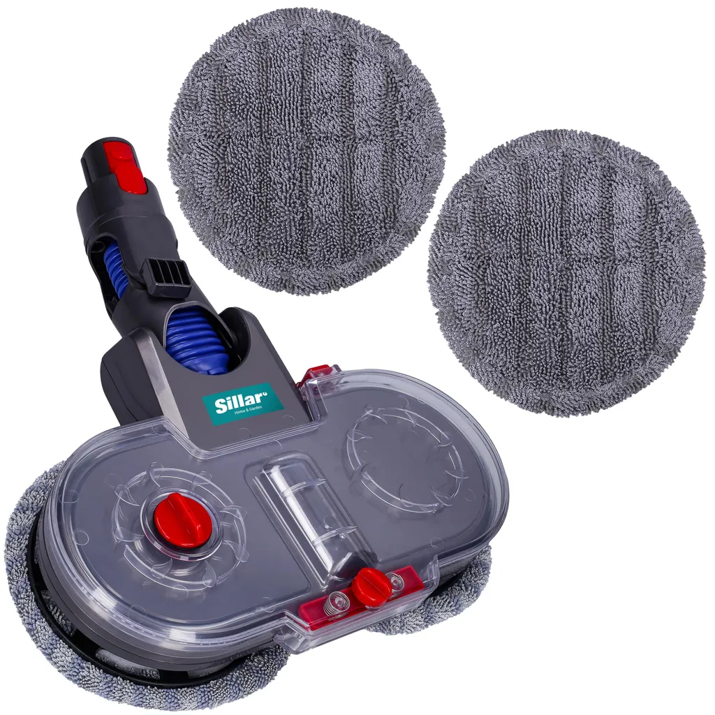 Brosse d'essuyage humide et sec pour Dyson V11 V15 avec 2 serpillières