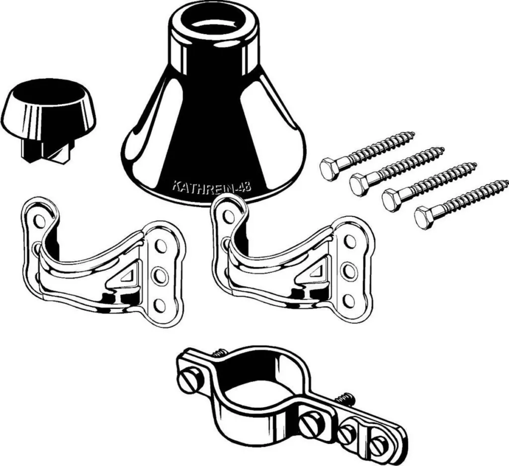 Stabilisateur de mât Kathrein ZTZ 48 218412 anti-vibration pour antenne