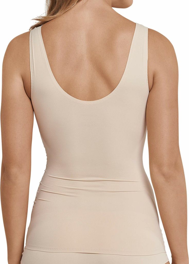 SCHIESSER Invisible Soft dames singlet, met uitneembare cups, huidskleur