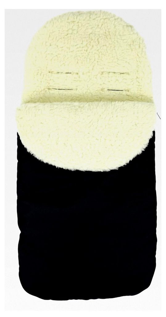 Universal Baby Kinderwagen Fußsack rutschsicher Buggy gepolstert (Wolle)