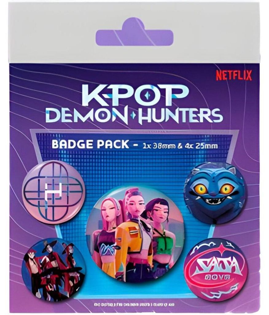 KPop Demon Hunters Pacchetto da 5 spillette Immagine del prodotto 