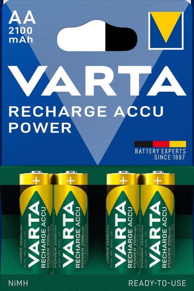 Bateria Varta RECHARGE Power AA HR6 2100mAh 4szt. Zdjęcie produktu 41