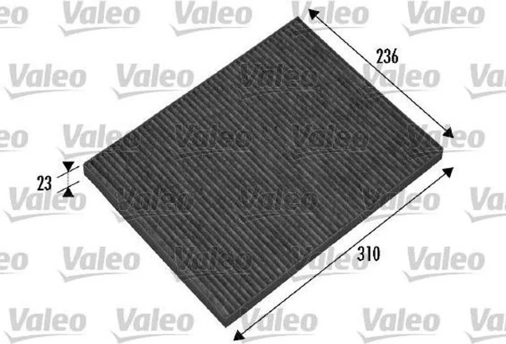 Filtre à air intérieur haute performance Valeo 698865 OE 82205905