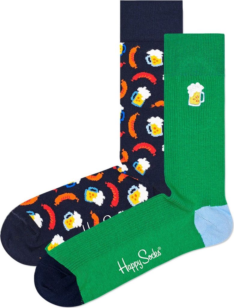 Happy Socks Beer Socks Gift Set (2-pack), uni sokken in Produktbild 