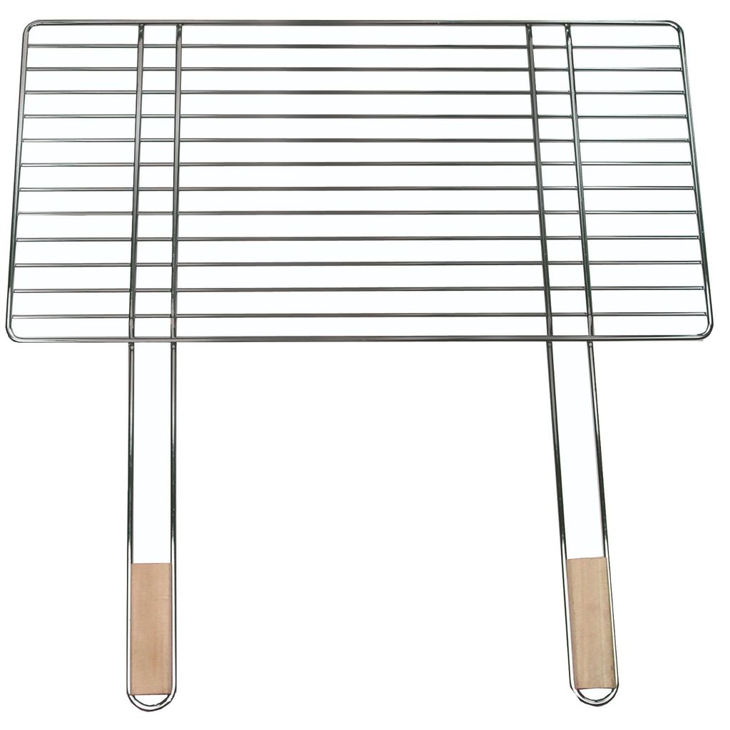 Grilovací rošt s drevenými rukoväťami 58 x 30 cm Obrázok produktu 