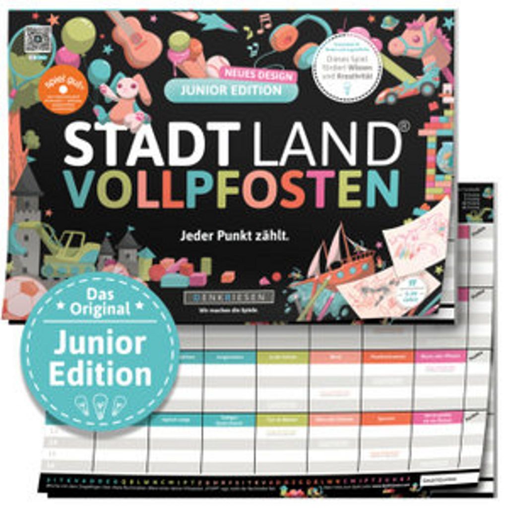 STADT LAND VOLLPFOSTEN® - JUNIOR EDITION - Für Kinder und Produktbild 