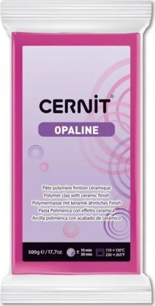 Pâte à Modeler Cernit Opaline Magenta 500g pour Loisirs Créatifs